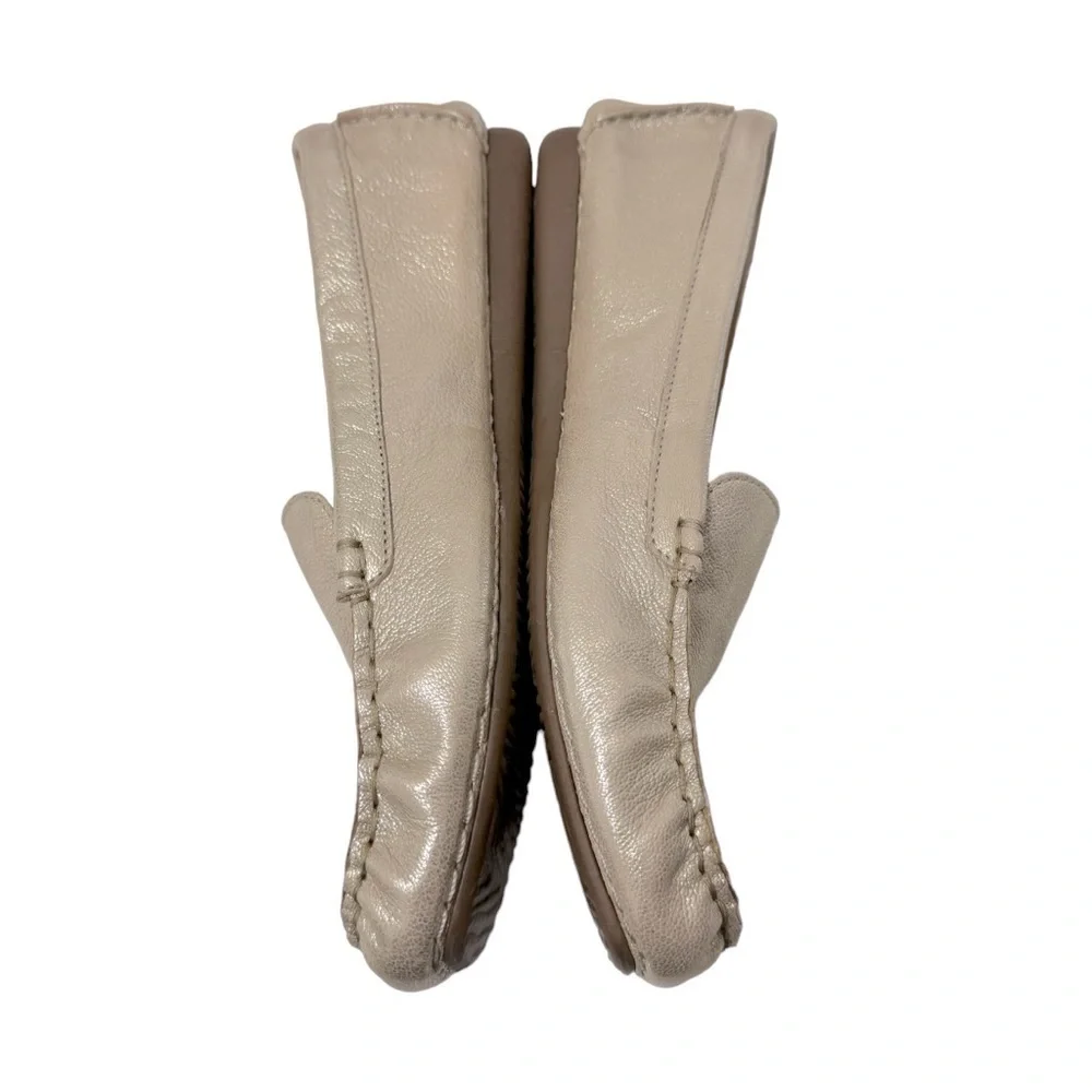 Clarks Women's Freckle Walk Mule, Champagne Leather Flats‎ Sz 9
